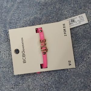 NWT LOVE BCBGeneration bracelet